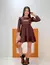 Vestido manga longa
