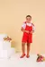 Conjunto Jardineira com Blusa De Estampada - Ysa Baby & Kids 