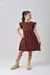 Vestido Laura Preto e Marrom