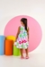 Vestido 2 laços estampado - Ysa Baby & Kids 