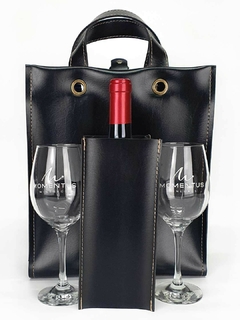 Winebag Açores Preta 3 Garrafas - Empório do Mundo 