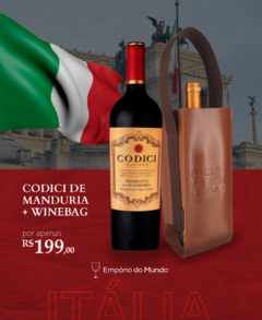 Codici Primitivo Di Manduria + WINEBAG - comprar online