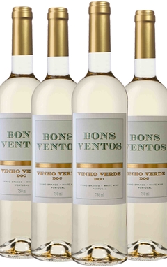 Bons Ventos ,Vinho Verde Branco de Portugal . 4Un.