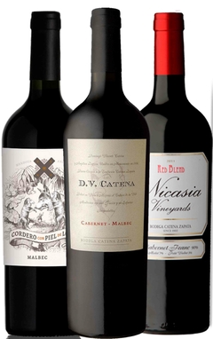 Kit 3 vinhos Premium Malbec - DV CATENA + NICASIA + CORDERO CON PIEL DE LOBO - comprar online