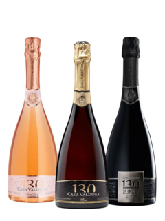 Kit espumantes Casa Valduga 130 3 Garrafas 750ml