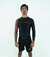 Rash Guard FTR Pro Manga Longa. 100% poliéster, cor: Marrom.
