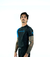 Rash Guard FTR Pro Manga Curta. 100% poliéster, cor: Azul.