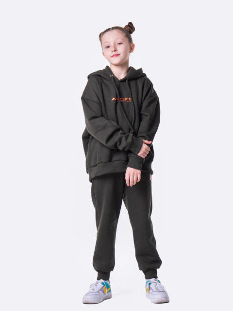 Moletom Canguru Inf. FTR Green Orange