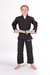 Kimono Future EASY Infantil. Kimono Preto de Jiu-Jitsu. 350 gsm Pearl Weave.