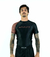 Rash Guard FTR Pro Manga Curta. 100% poliéster, cor: Marrom.