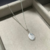 Corrente Cadeado 1mm + Pingente Nossa Senhora