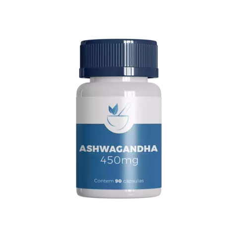 Ashwagandha 450mg - 90 Cápsulas Vegetais