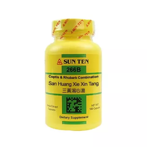 San Huang Xie Xin Tang - Sunten - 100 caps 500mg