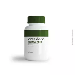 Clima Fem - Fórmula para saúde da mulher no climatério - Erva Doce Farmácia de Manipulação e Homeopatia
