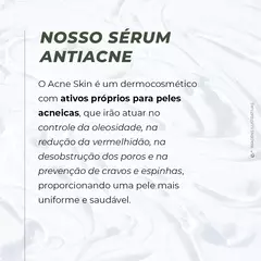 Acne Skin - Serum para peles oleosas e acenicas - loja online