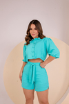 Conjunto de Short e Blusa de Botão ref:115 - comprar online
