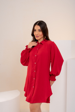 Chemise Manga Longa Botoes sem cinto Ref. 118 - comprar online