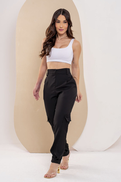 Calça Cargo Alfaiataria Ref. 157 - Loja Miss Anne | Atacadista Moda feminina