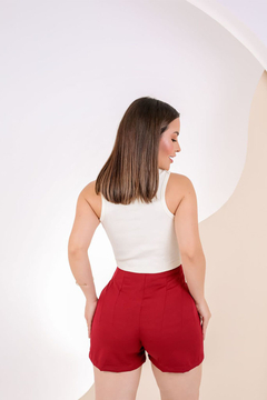 Cropped em Ribana Sem Mangas REF: 04 - loja online