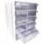 Gaveteiro Organizador De Acrílico Branco 10 Gavetas