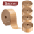 KIT 5 Rolos Fita Gomada 70mm Com Reforço