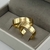 ALIANÇA 5MM - BANHO OURO 18K. ♡ C003