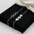 Pulseira Luxe ♡ Três Borboletas Pretas - Raphael Pratas