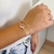 Pulseira ♡ Trevo Moldurado Incolor (M) - comprar online