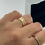 ALIANÇA - 7MM BANHO OURO 18K. ♡ C074 na internet