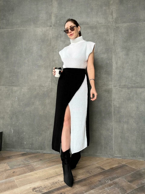 Conjunto tricot feminino