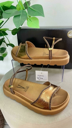 SAPATO SANDALIA PAPETE VIZZANO BRONZE (102648) - loja online
