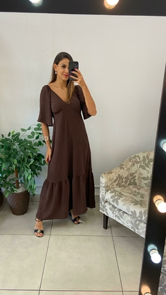 VESTIDO LONGO MANGA DUNA - comprar online