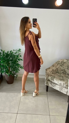 CONJUNTO BOHO - BLUSA + SHORTS BABADO na internet