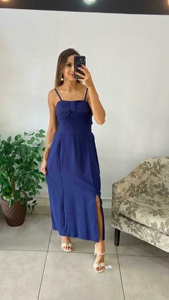 VESTIDO - MIDI - ALÇA - LAÇO BUSTO - comprar online