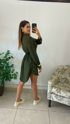 VESTIDO CHAMISE CURTO MANGA LONGA - BEM ME QUERO