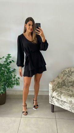 VESTIDO CURTO MANGA LONGA DUNA - comprar online