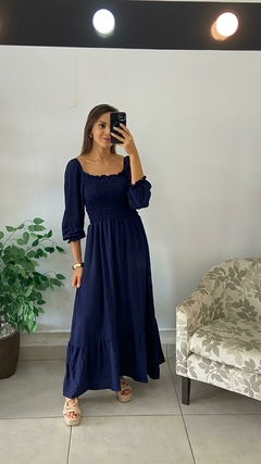 VESTIDO LONGO MANGA LONGA ELASTEX NO TRONCO na internet