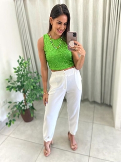 BLUSA REGATA PAITE VERDE - BEM ME QUERO