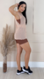 Regatão Tule Fit Nude na internet