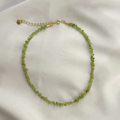 Choker Cascalho Peridoto