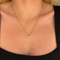 Colar Mini Espírito Santo Cravejado - comprar online