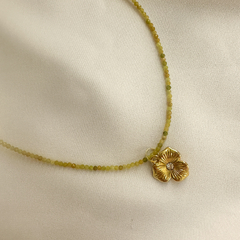 Choker Mini Jade Verde Pistache