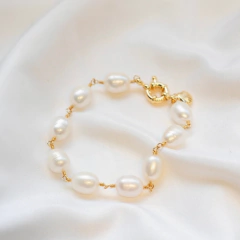 Pulseira de Pérolas Handmade