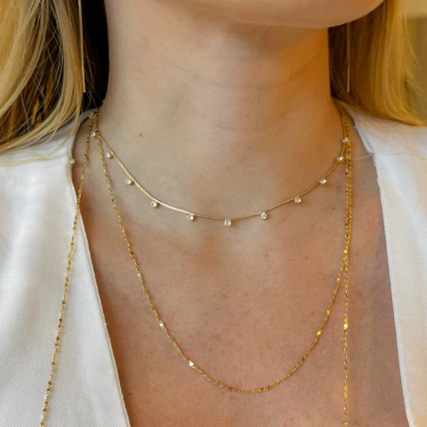 Choker Mini Zircônias - comprar online