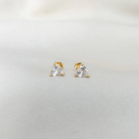 Brinco Ponto de Luz Coração