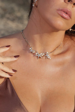 Colar Estrela e Pérola - Praiana Soul