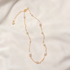Choker Pérolas Corrente
