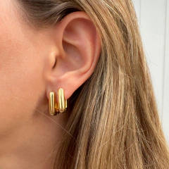 Argola Clássica Retangular - comprar online