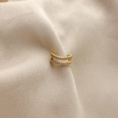 Piercing Duplo Cravejado