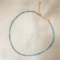 Choker Mini Jade Azul